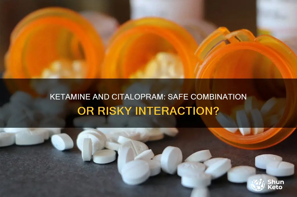can you take ket citalopram
