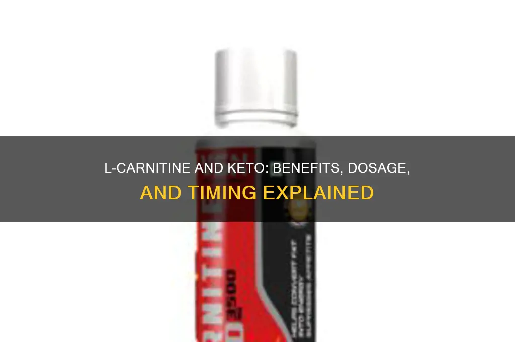can you take l carnitine on keto