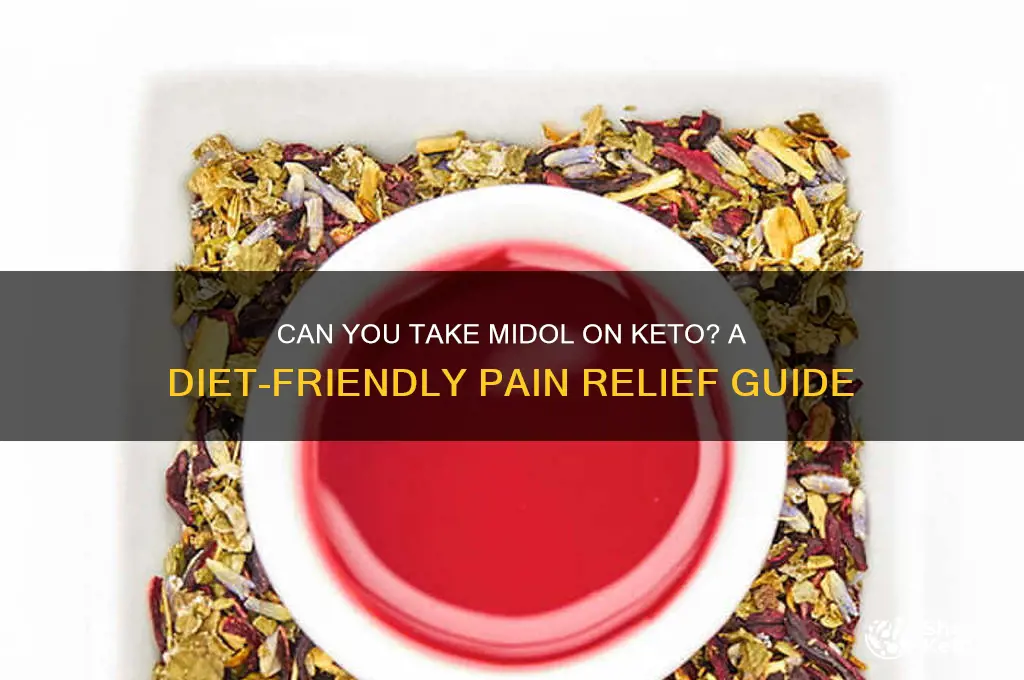 can you take midol on keto