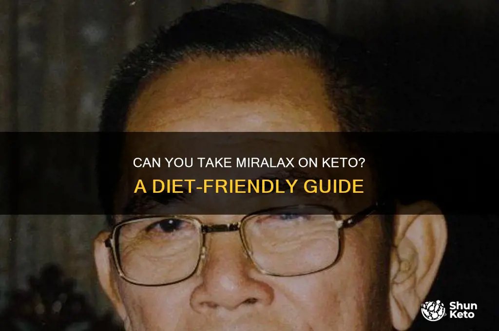 can you take miralax on keto