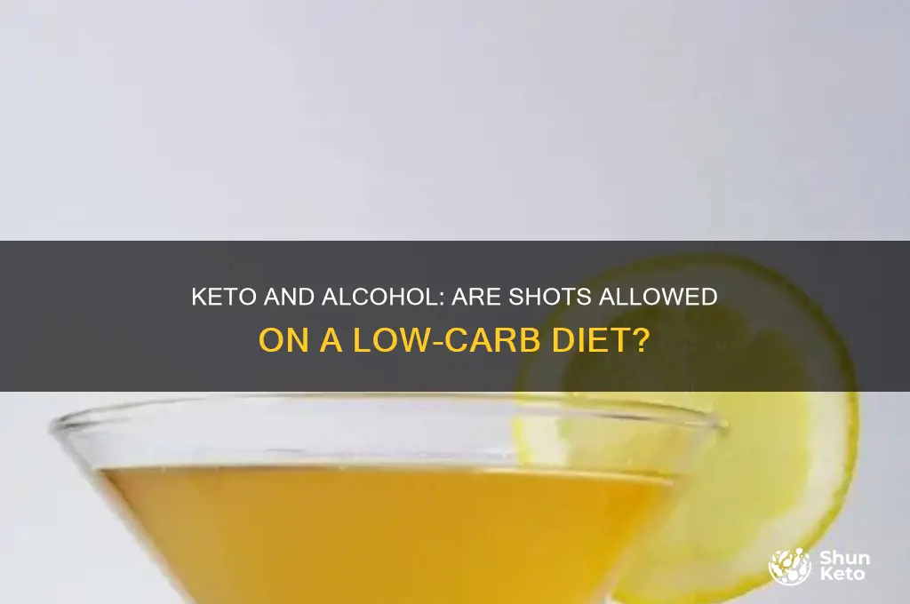 can you take shots on keto