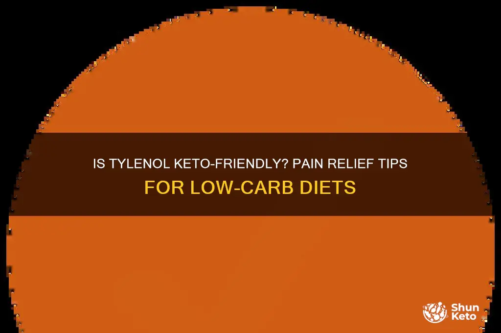 can you take tylenol on keto