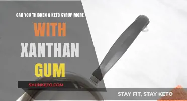 Thickening Keto Syrup: Xanthan Gum's Role in Achieving Perfect Consistency