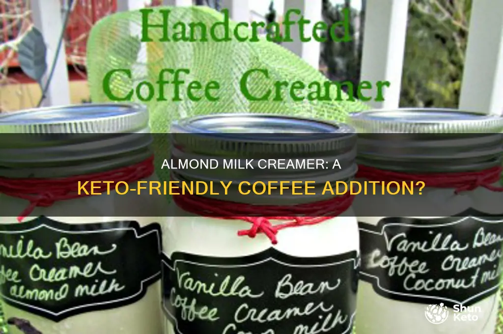 can you use almond milk creamer on keto