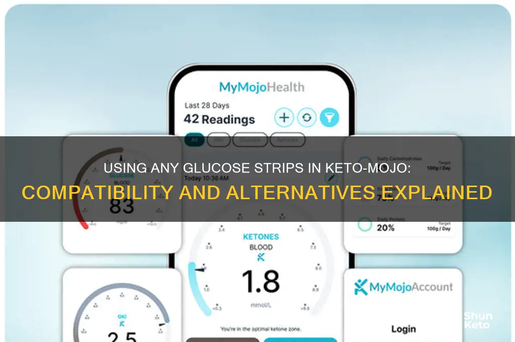 can you use any glucose strips in keto mojo