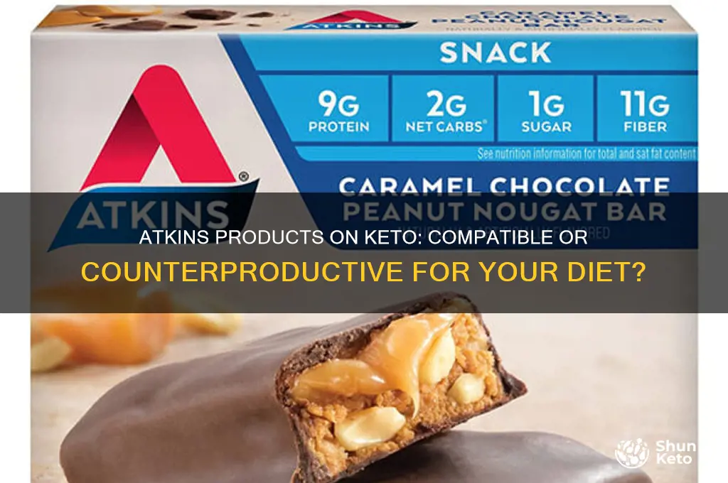 can you use atkins products when doing keto