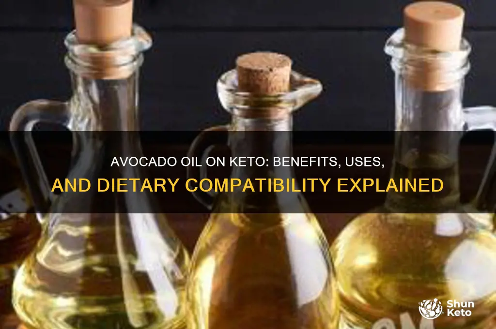 can you use avocado oil on keto diet