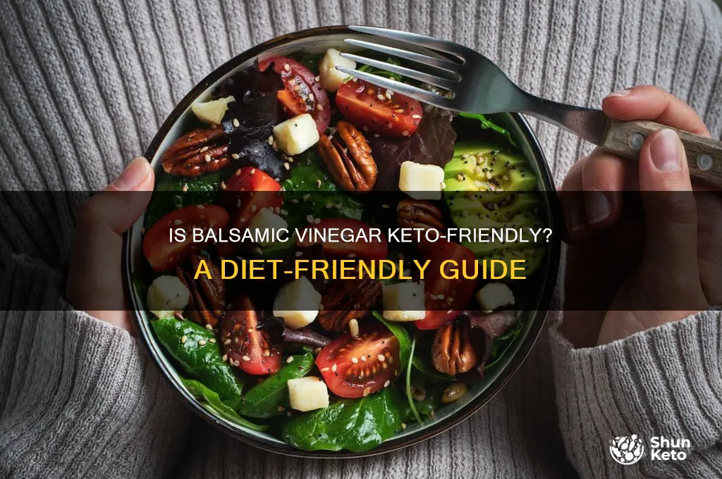 can you use balsamic vinegar on a keto diet
