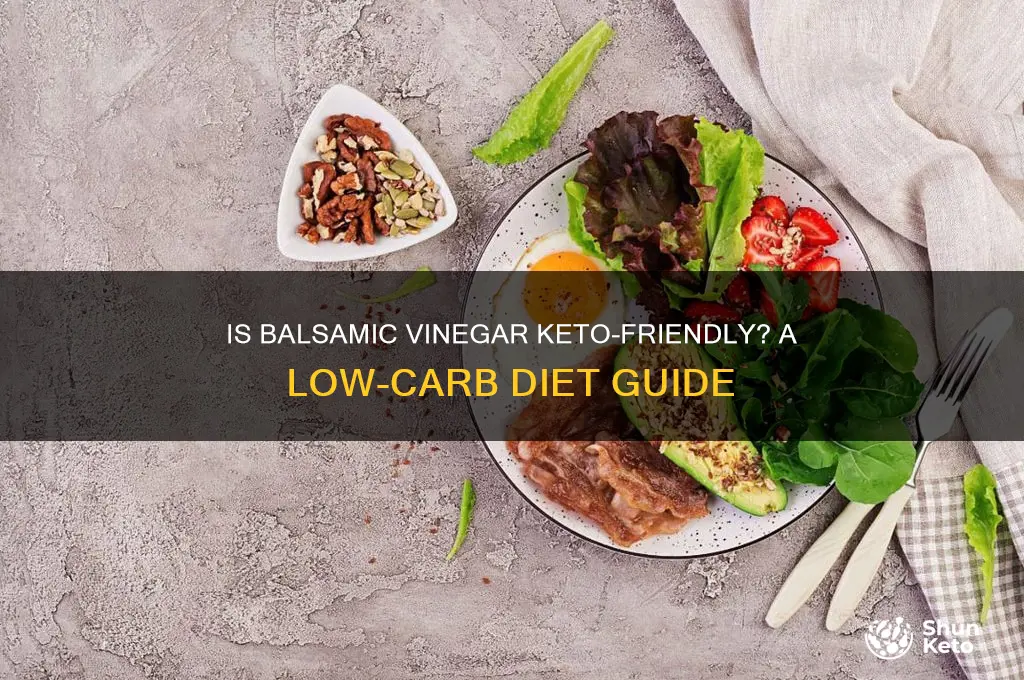 can you use balsamic vinegar on keto
