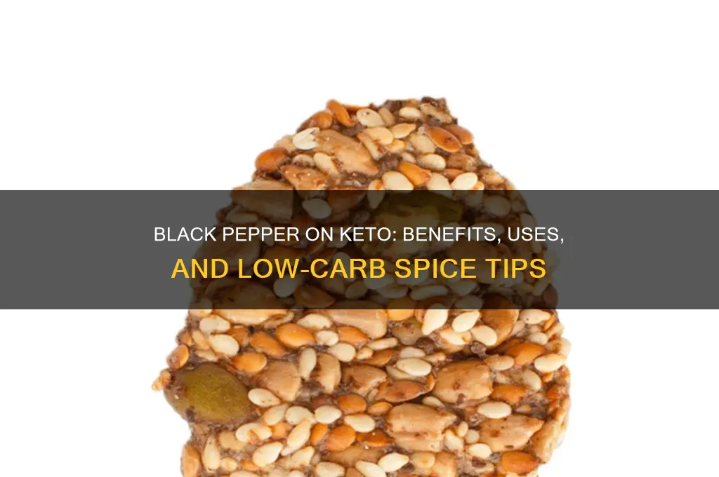 can you use black pepper on keto