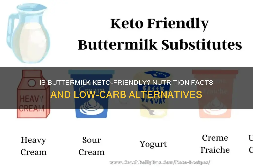 can you use buttermilk on keto diet