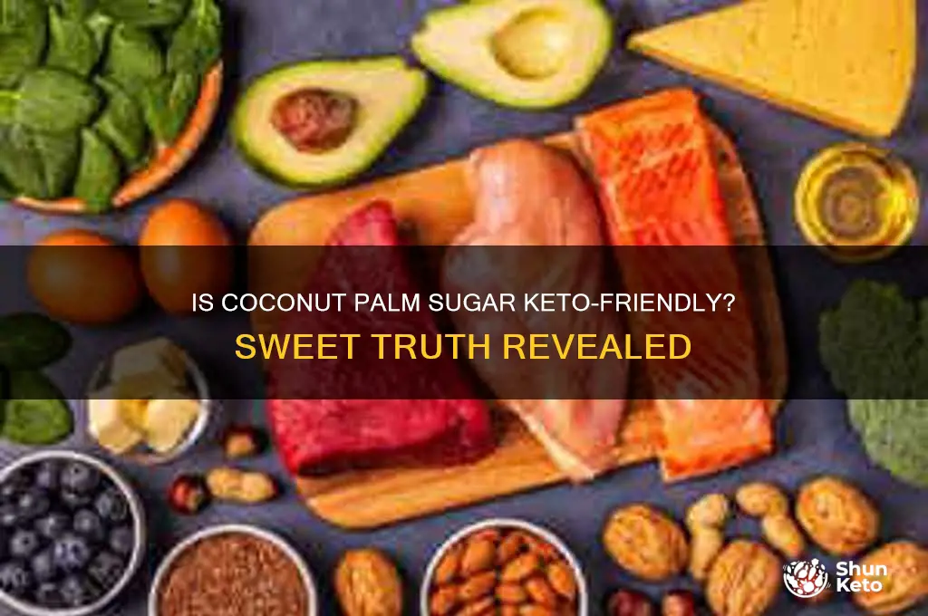 can you use coconut palm sugar on keto