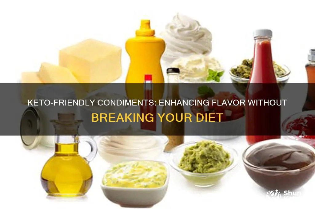 can you use condiments on the keto diet