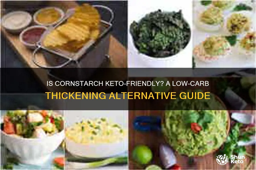 can you use cornstarch in keto diet