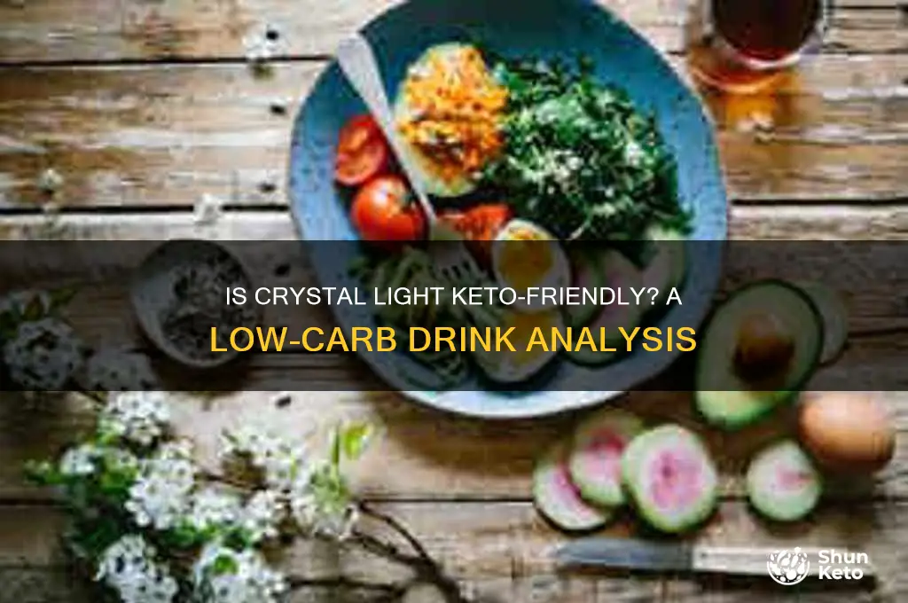 can you use crystal light on keto