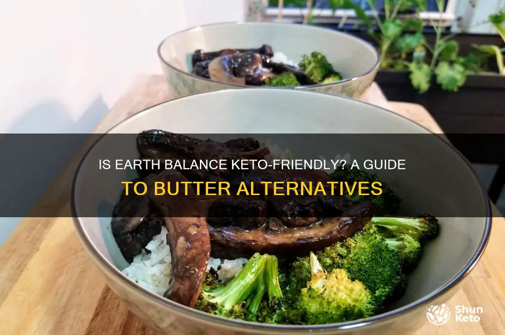 can you use earth balance on keto