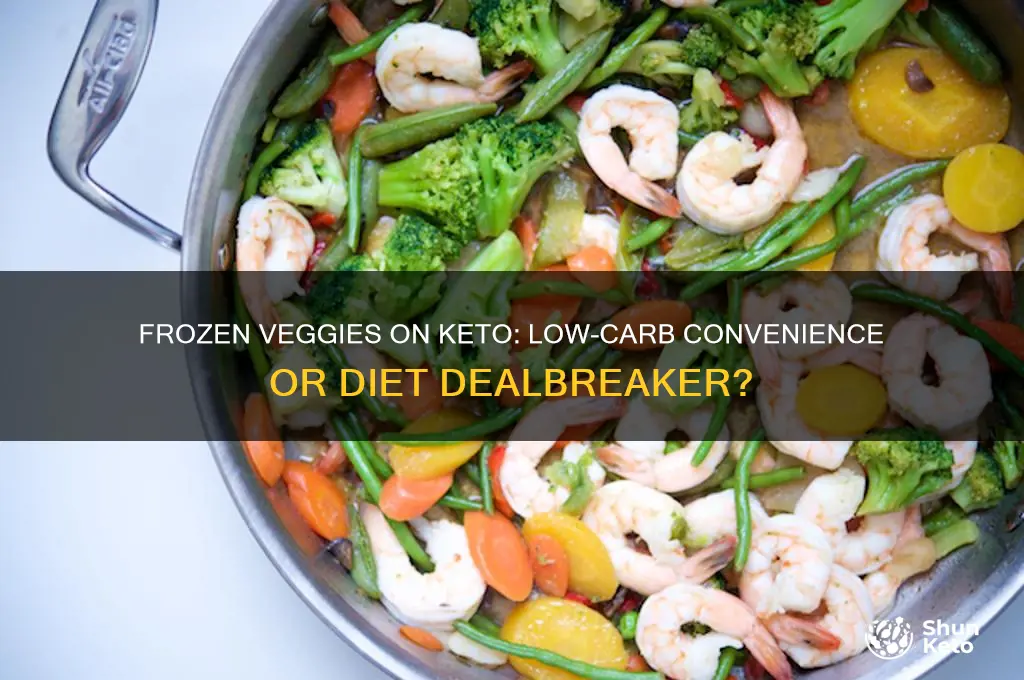 can you use frozen vegetables on keto diet