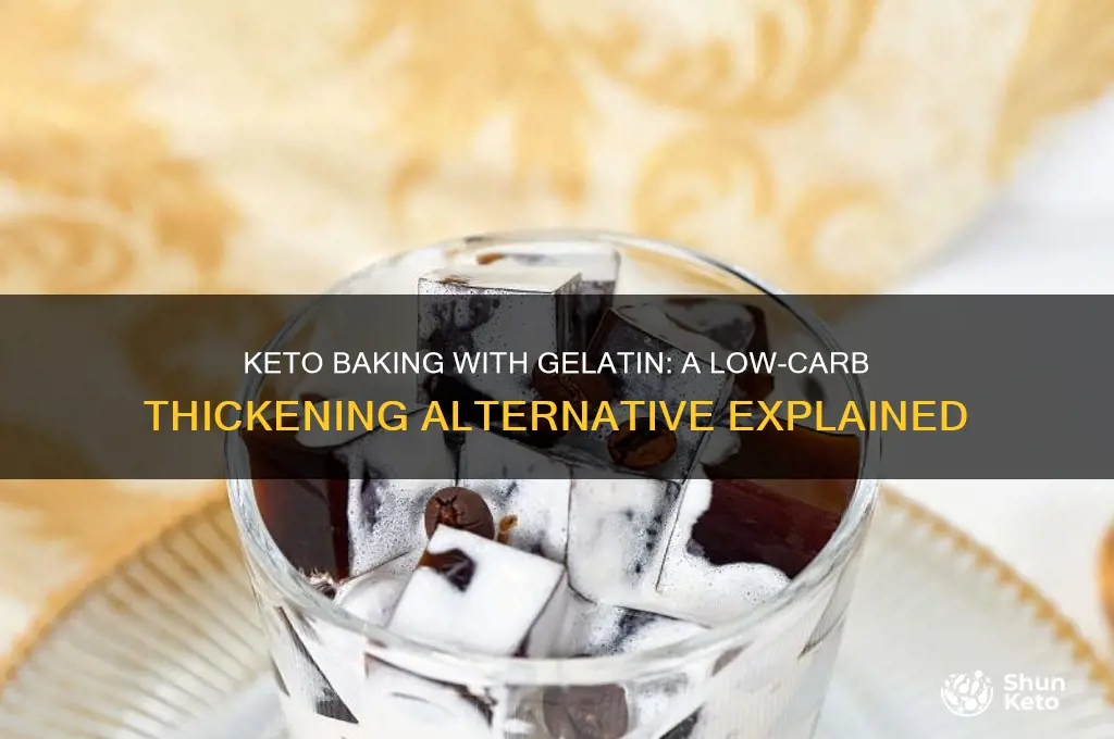 can you use geleton in keto baking