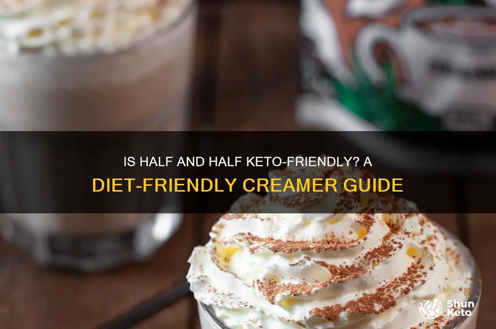 can you use half and half on keto diet