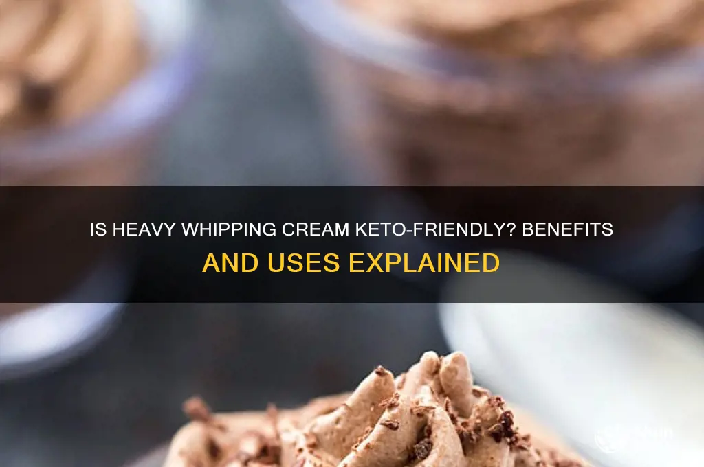 can you use heavy whipping cream on keto