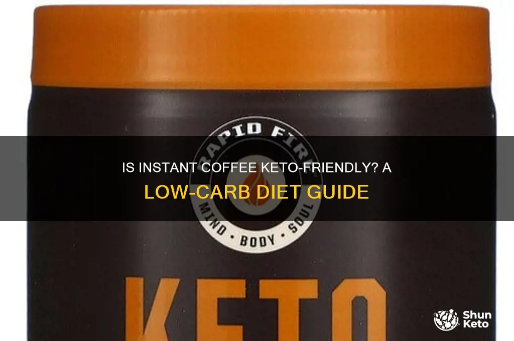 can you use instant coffee on keto diet