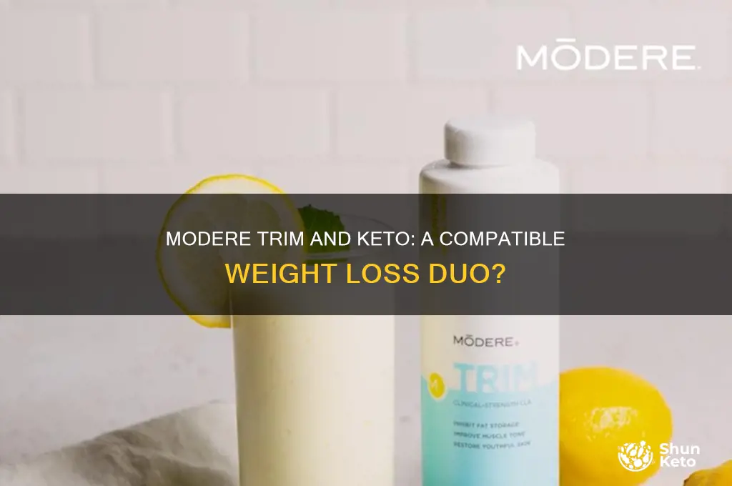can you use modere trim on keto