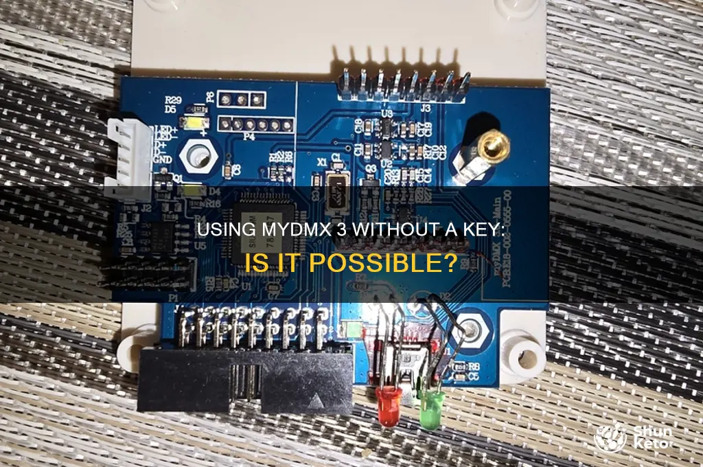 can you use mydmx 3 without ket