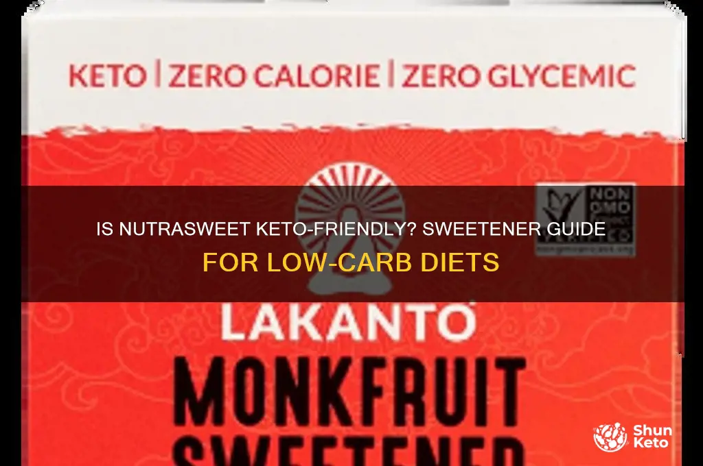 can you use nutrasweet on the keto diet