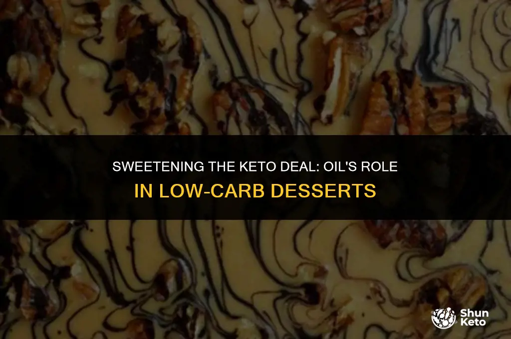 can you use oil in keto friendly desserts
