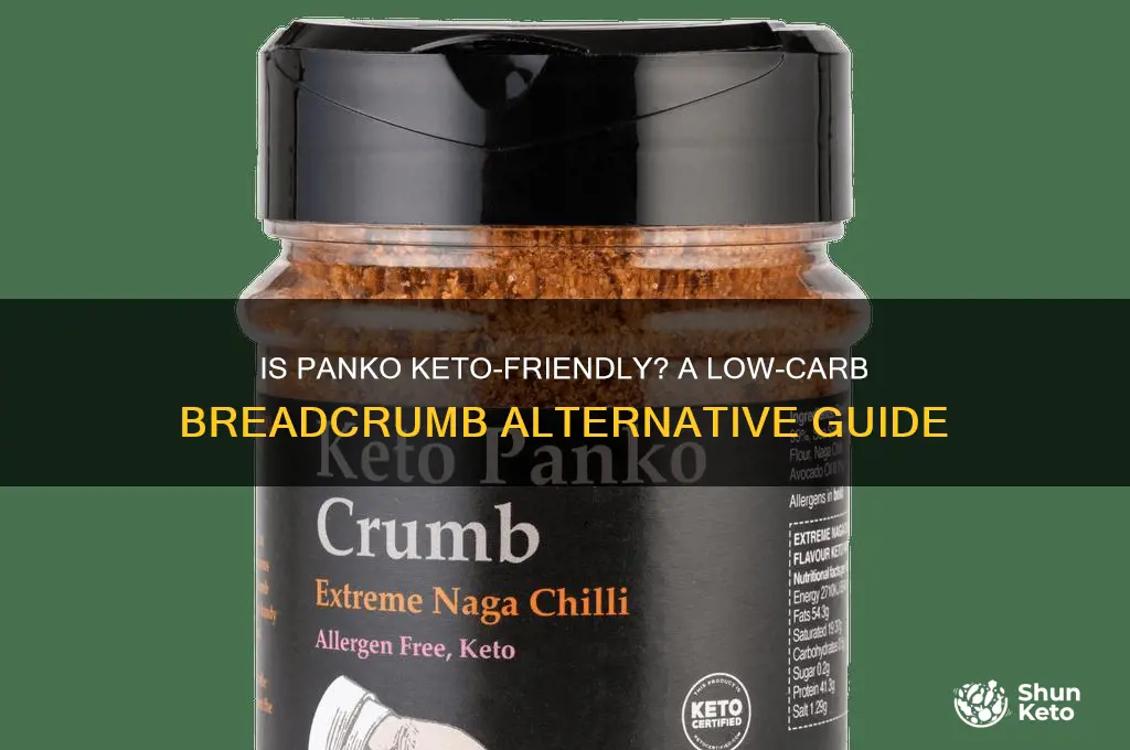 can you use panko on keto diet