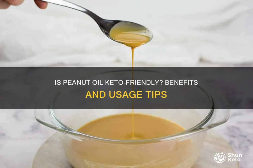can you use peanut oil on keto