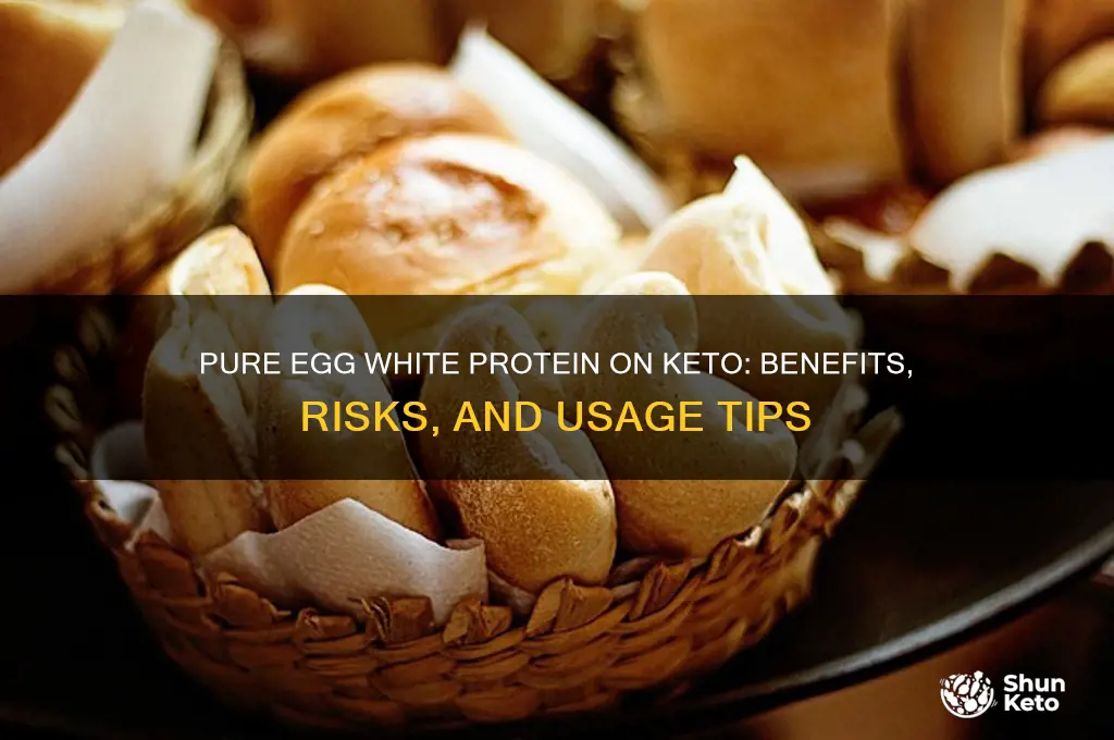can you use pure egg white protien on keto