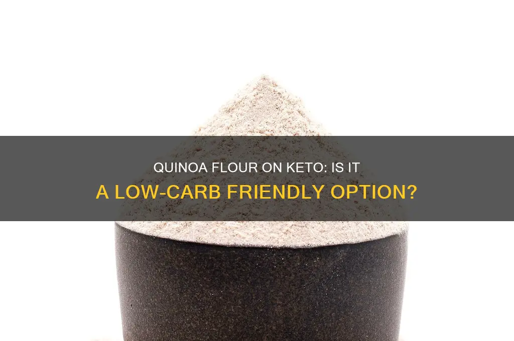 can you use quinoa flour on the keto diet