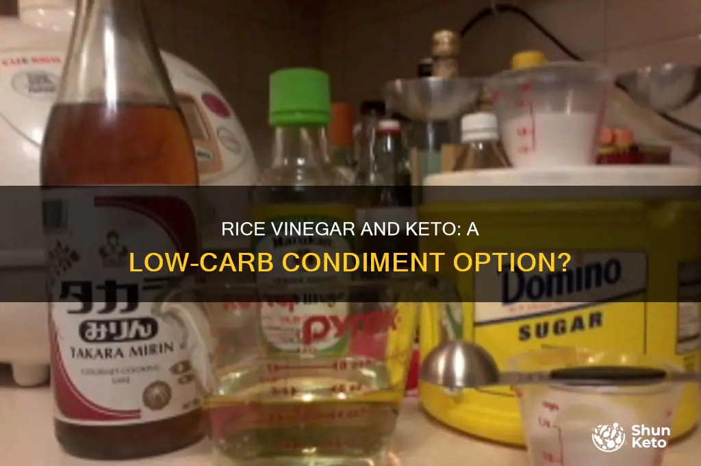 can you use rice vinegar on keto