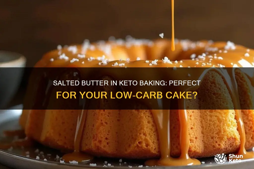 can you use salted butter for bakingeast keto cake