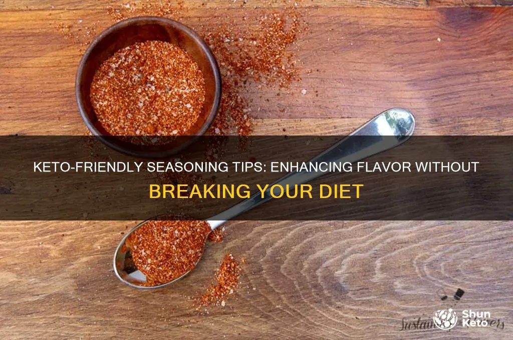 can you use seasoning on keto