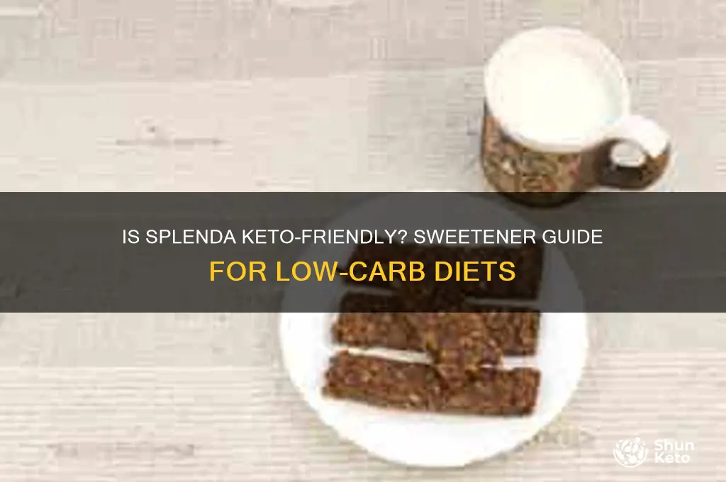 can you use splenda in keto