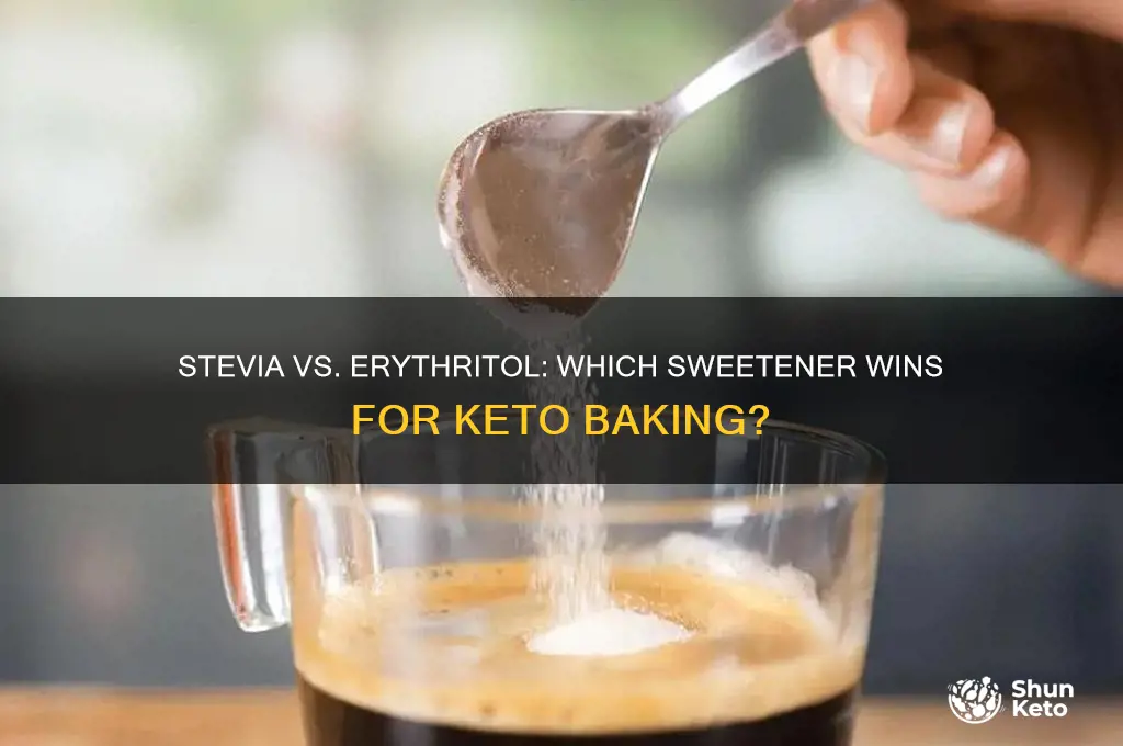 can you use stevia in place of erythritol for keto