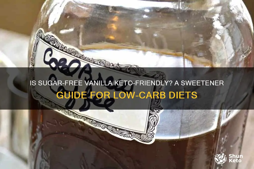 can you use sugar free vanilla on keto