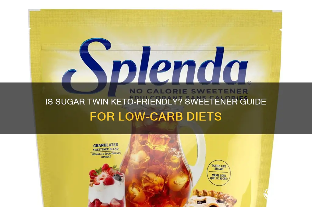 can you use sugar twin on keto