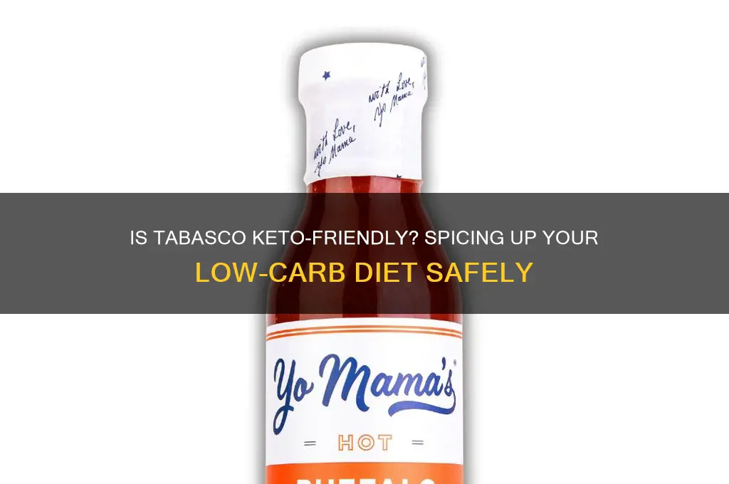 can you use tabasco on keto