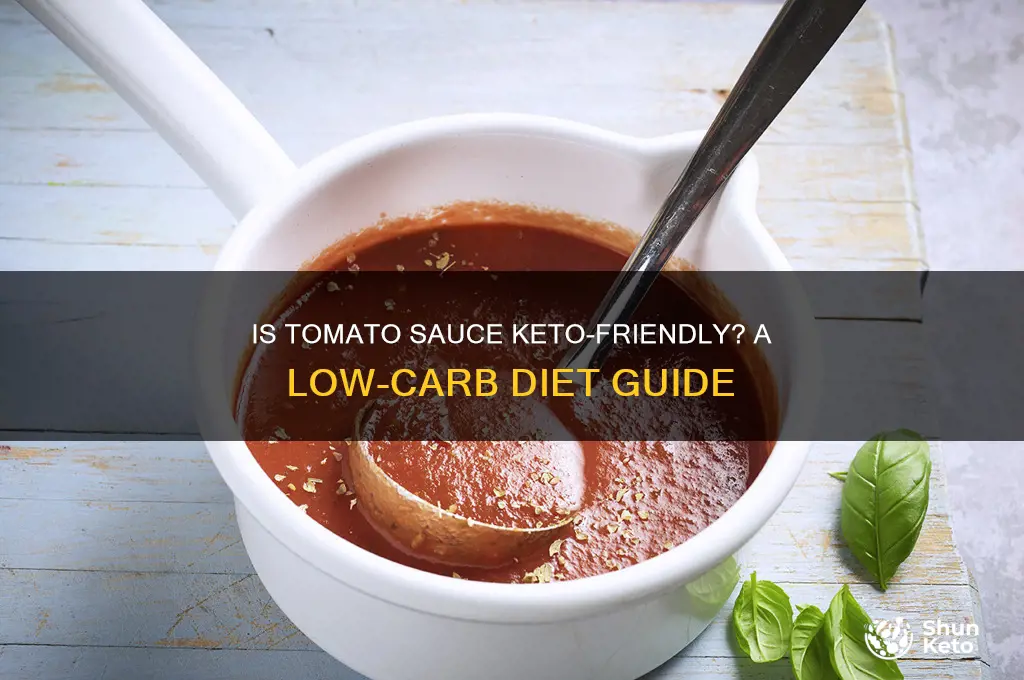 can you use tomato sauce in keto diet