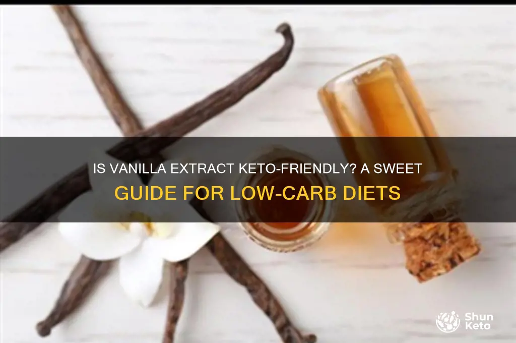 can you use vanilla extract on keto