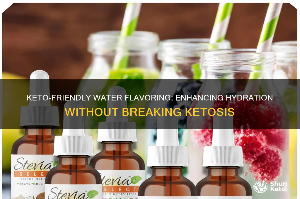 can you use water flavoring on keto