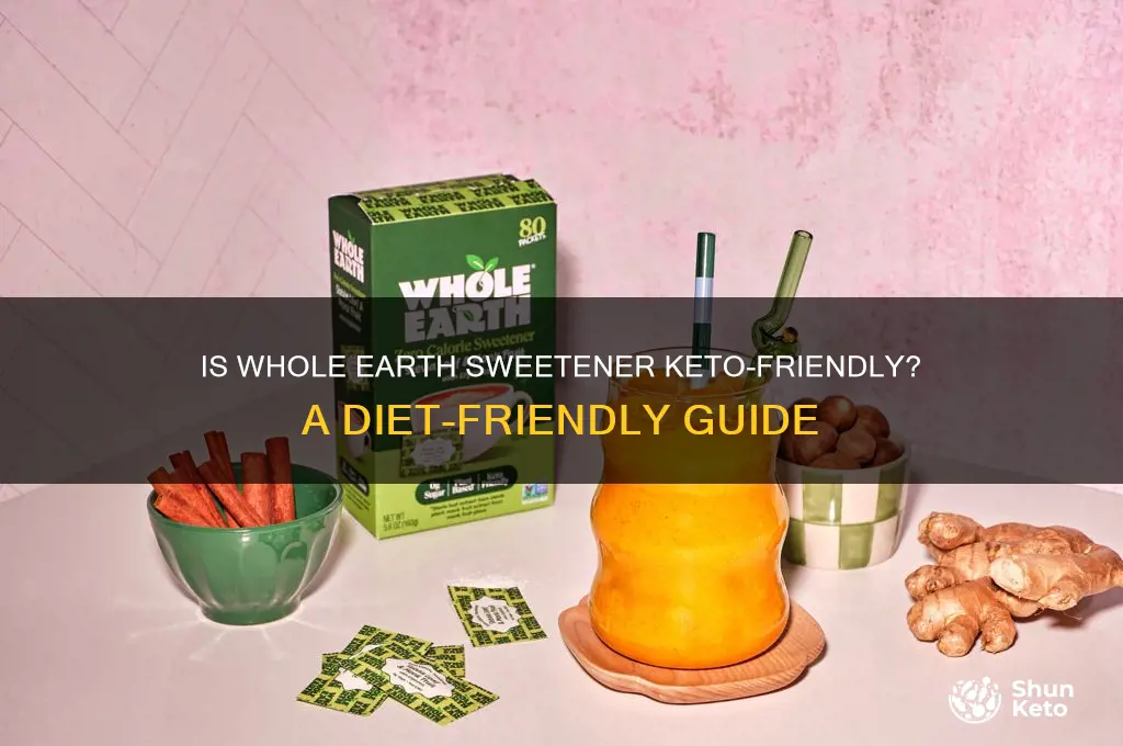 can you use whole earth sweetener on keto diet