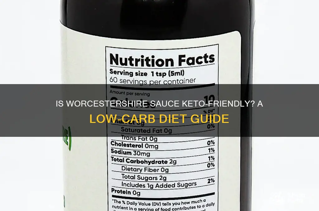 can you use worcshire sauce on a keto diet