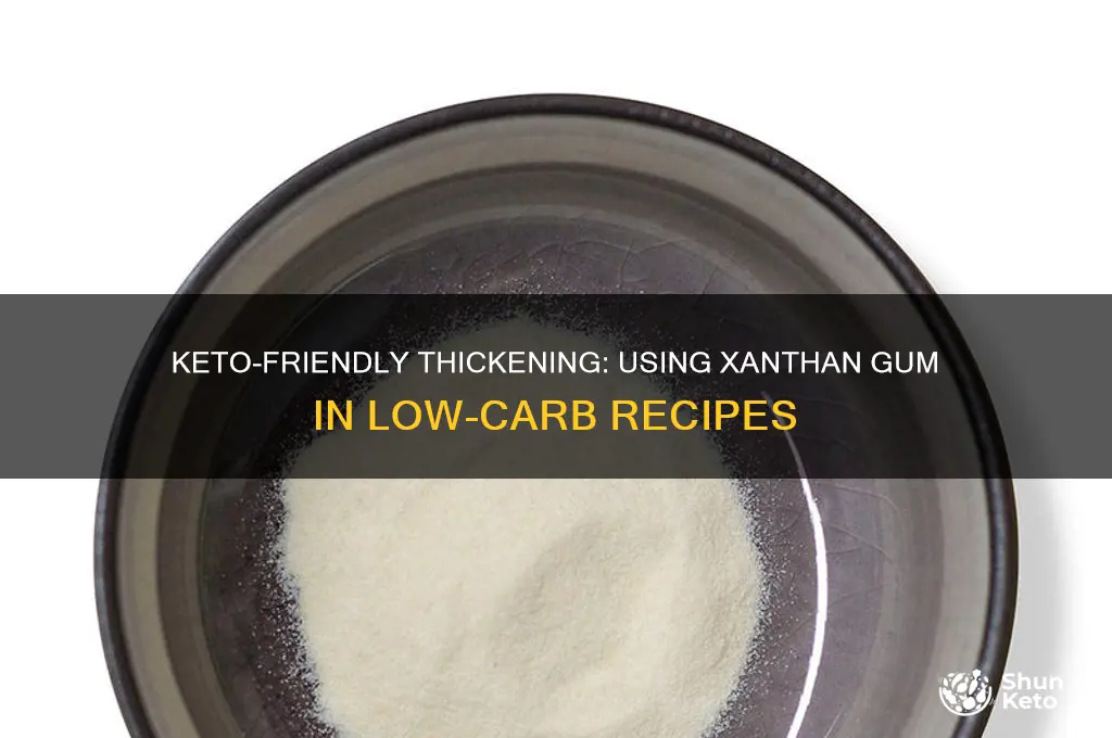 can you use xanthan gum in keto recipes