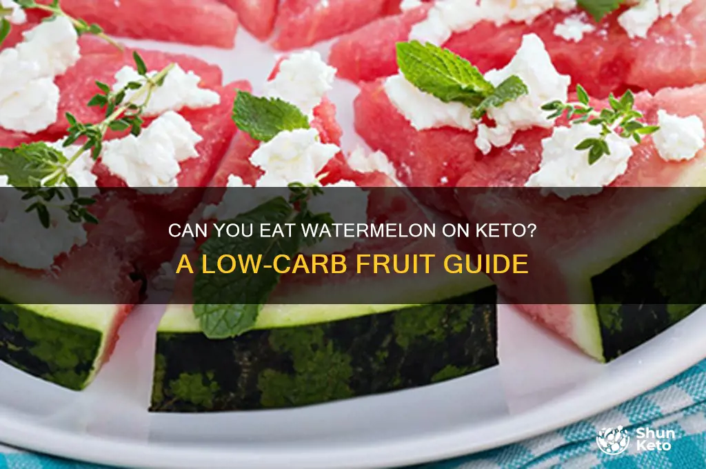 can you watermelon on keto