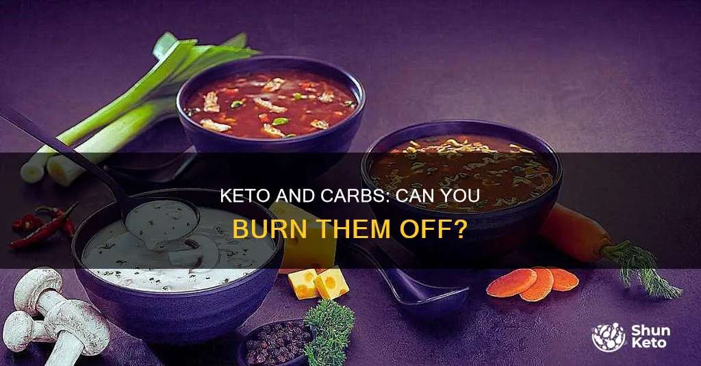 can you work off carbs on keto