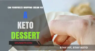 Freezing Whipping Cream for Keto Desserts: Tips and Tricks